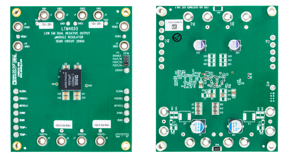 Analog Devices Inc. Circuiti dimostrativi DC2898A e DC2899A LTM4655